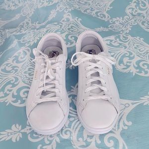 White Leather Keds Tennis Shoes Size 3